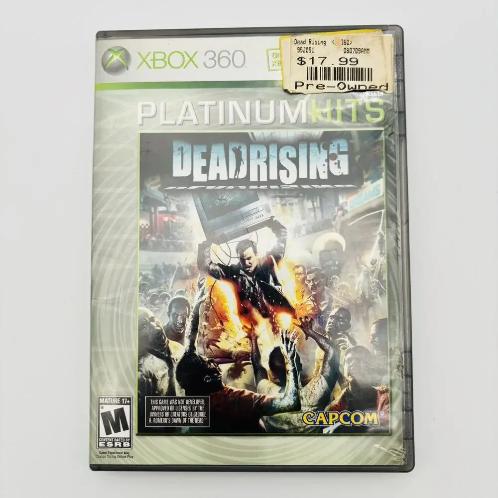 Dead Rising (Xbox 360) Platinum Hits Complete. Tested Works. Very Good Condition